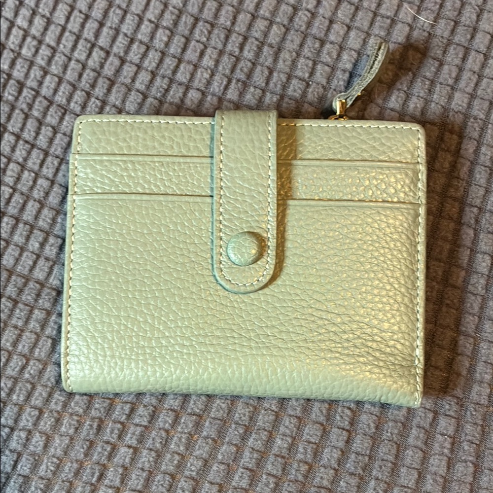 Light Smoky blue- gray Textured Wallet-new without tag’s
